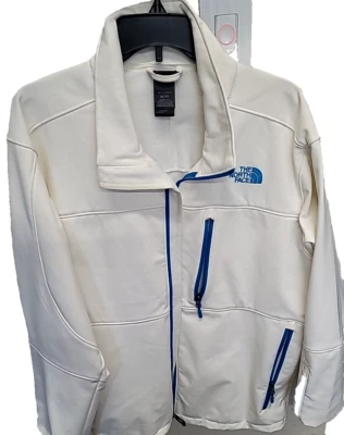 North Face Apex/Soft Shell XL Jacket White W/Turquoise Accents Only One On eBay! - Image 1 of 4