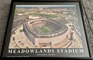 Meadowlands Stadium Inaugural Season Photo Framed New York Giants Jets Football - Picture 1 of 5