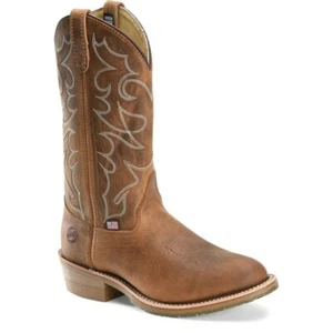 Botas de Trabajo Occidentales Double H Dylan Acero Doméstico HIELO DH1592 para Hombre - Imagen 1 de 7