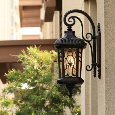 Outdoor Wall Lamp Home Black Wall Sconce Hotel Wall Lights Garden Wall Lighting - Image 1 of 4