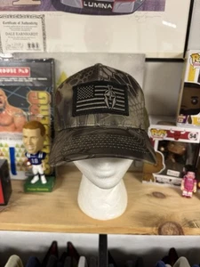 Kryptek Men’s Spartan Logo Adjustable Strap Back Hat Mesh Highlander Camo Brown - Picture 1 of 7