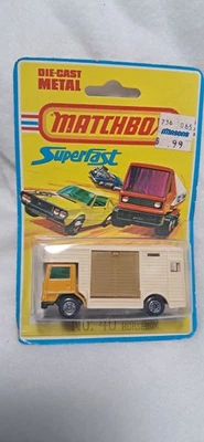 Matchbox Superfast #40 Horsebox 1977 en tarjeta. Foto 1 de 4