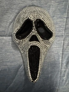 Rhinestone Ghostface Mask - Picture 1 of 2