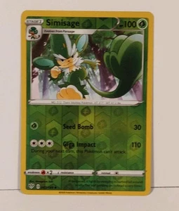 Simisage 007/189 Pokemon Trading Card Commmon Darkness Ablaze - NM/M - Picture 1 of 2