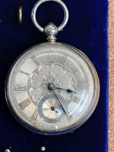 Taschenuhr Frederick Wilkins FW,Sterlingsilber, ca.1880 - Bild 1 von 8