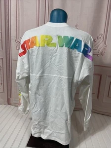 Disney Parks Star Wars Pride Collection White Spirit Jersey Galaxy Edge Size XL - Picture 1 of 20