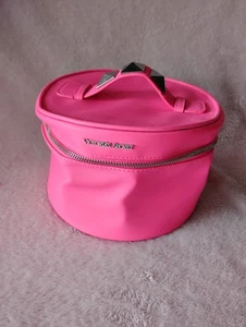 Estuche Tren Vinilo Victoria's Secret Rosa con Cremallera/Bolso de Maquillaje - Imagen 1 de 15
