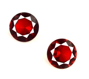 4.25 Ct Round Burma Ruby Gemstone Pair Natural VS Clarity AGI Certified - Picture 1 of 4