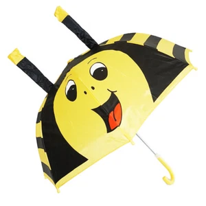 Kiddi Choice 3D Pop-Up Yellow/Black Bee Cute Umbrella - Picture 1 of 2