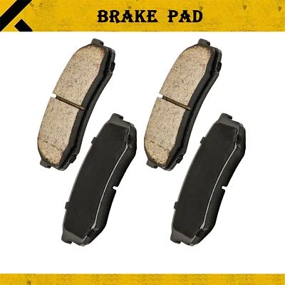4pcs Rear for Lexus GX470 2003-2009; Toyota 4Runner 2003-2023 Ceramic Brake Pads - Image 1 of 4
