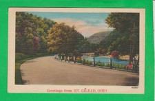 Cartão Postal ~ saudações Do Monte Gilead, Ohio ~ Antigo 8986