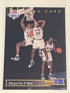 1992-93 Upper Deck Shaquille O'Neal Trade Card #1b Rookie RC HOF