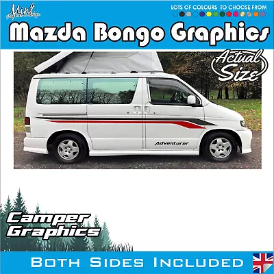 Mazda Bongo Camper Side friendee Stripe Decals Stickers Van Graphics NO P&P 051 - Image 1 of 3