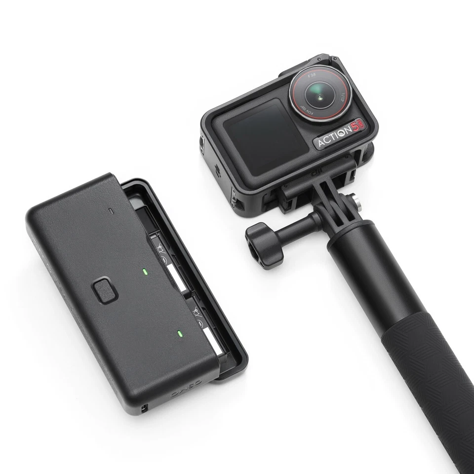 DJI Osmo Action 5 Pro Adventure Combo 4K Action Cam Set Schwarz NEU OVP