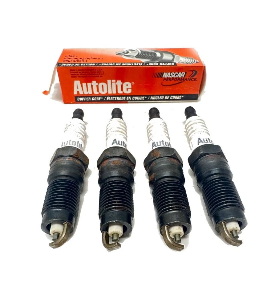 5144 Autolite Ignition Spark Plug 4pc Set - Copper Core - Free Shipping - Image 1 of 4
