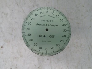 Brown and Sharpe PARTS 599-578-1 Dial Caliper, dial only - Picture 1 of 1