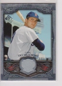 2006 SP Legendary Cuts Legendary materials Carl Yaztrzemski 85/199