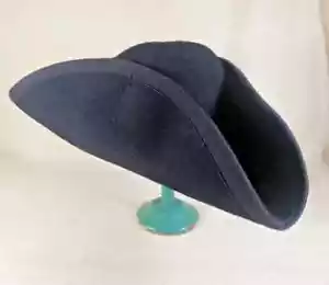 Napoleonic/Revolutionary War Officer Tricorn Hat - Size: Large 7 3/8 or 59cm - Picture 1 of 5