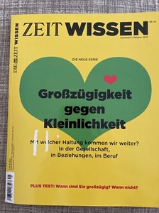 ZEIT Wissen Zeitschrift Januar 2020 Nr 5 Großzügigkeit gegen Kleinlichkeit Psych - Bild 1 von 7