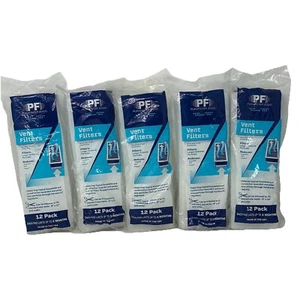 60x PF Vent Filters Purafilter Airborne 2000  5x 12pk Made In USA Fast Shipping - Picture 1 of 7