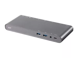Monoprice USB-C Dual-Monitor Docking Station for USB-C Laptops, MST and Power... - Picture 1 of 6