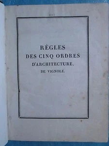 DELAGARDETTE : REGLES 5 ORDRES D'ARCHITECTURE + TRAITE DES OMBRES, 1823. 75 pl. - Picture 1 of 12