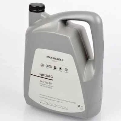 VOLKSWAGEN GOUP 5 L originale VW 5W40 olio motore benzina G052502M4 Special G 502.00 / 505.00 Audi VAG