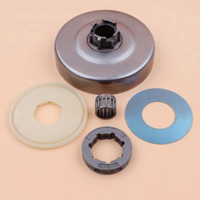3/8"-7T Clutch Drum Rim Sprocket Kit For HUSQVARNA 66 266 268 272 Chainsaws - Image 1 of 4