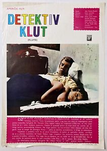 Original Movie Poster Klute Alan Pakula Jane Fonda Donald Sutherland 1971