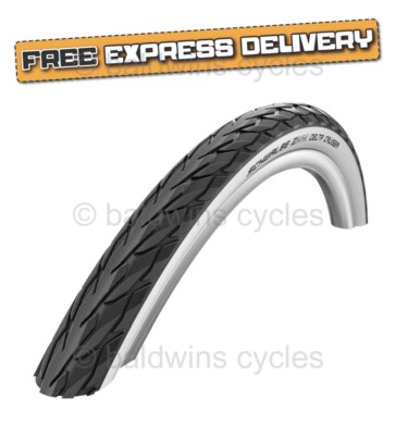 Copertoni Bici Ibrida Baldy's 700 X 38c – Parete Ambra, Battistrada Liscio, Paio