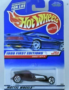 1998 Hot Wheels First Editions Purple Sweet 16 II Collector #674 - Picture 1 of 3