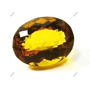 Topacio Genuino Amarillo Corte Ovalado CERTIFICADO 47,65 Ct Piedra Preciosa Natural Brasil - Imagen 1 de 13