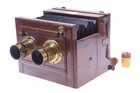 ✅ MEAGHER TAILBOARD 4¾×6½”, 12X16.5CM STEREO CAMERA W/ DALLMEYER MENISCUS LENSES