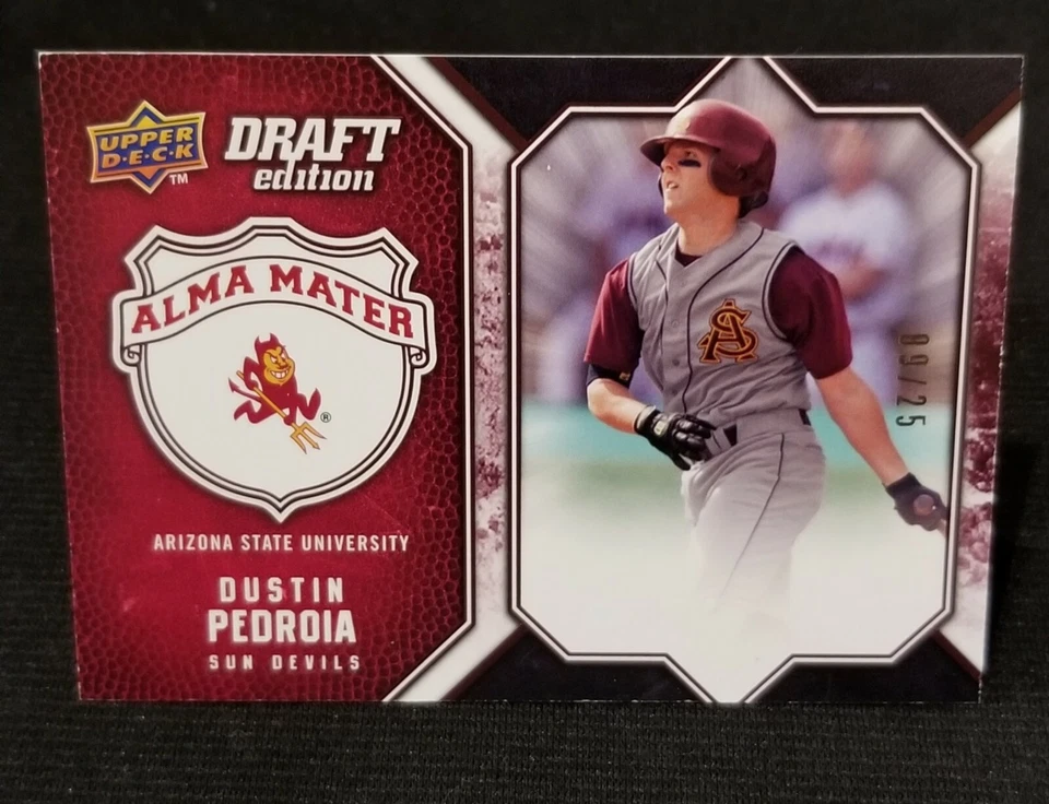 DUSTIN PEDROIA 2009-10 Upper Deck Draft Alma Mater #09/25 #AM-DP - Image 1 of 1