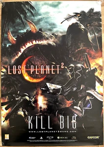 Lost Planet 2 RARE PS3 XBOX 360 70cm x 100cm Promotional Poster - Picture 1 of 1