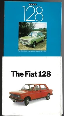Fiat 128 1300 CL 1978 Reino Unido mercado por correo folleto de ventas berlina y patrimonio Foto 1 de 2