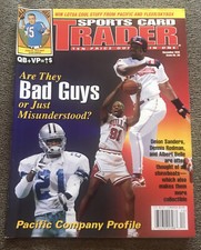 1996 Sports Card Trader Price Guide Magazine December Issue No. 80 Rodman Deion