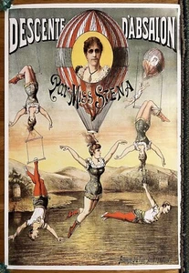 Reprint of Antique Poster French Descente D’Absalon - Picture 1 of 12