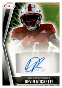 2022 Sage Auto #A-DR4 Deven Rockette Rookie Auto NM - Picture 1 of 2
