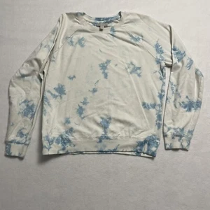 LUCKY BRAND Shirt Womens Size Med Blue Tie Dye Long Sleeve - Picture 1 of 4