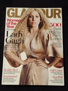 Glamour Magazine December 2013 Lady Gaga Cover Amanda Seyfried Barbra Streisand - Picture 1 of 1