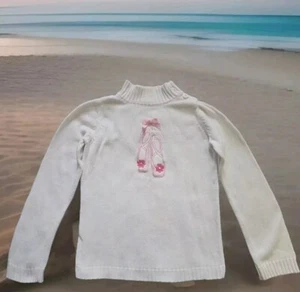 GIRLS COTTON SWEATER, Size 8/10 - Picture 1 of 3