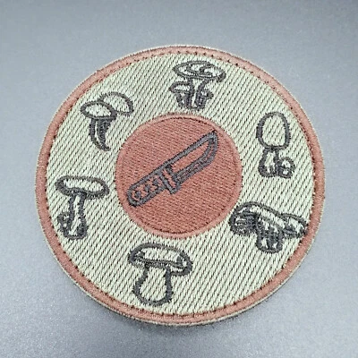 Aufnäher Morale Patch Abzeichen Pilzkundler In die Pilze Mykologie Waldläufer - Bild 1 von 2