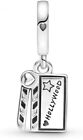 New! Authentic Pandora Movie Clapperboard Hollywood Actor Silver Charm 799423c01