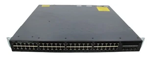 Cisco Catalyst WS-C3650-48PQ-S 48 Port PoE 4x10G Uplink Ethernet Network Switch - Picture 1 of 3