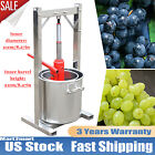 12l Fruit Press Stainless Steel W/ Hydraulic Jack Aid Wine Juice Cheese Grape