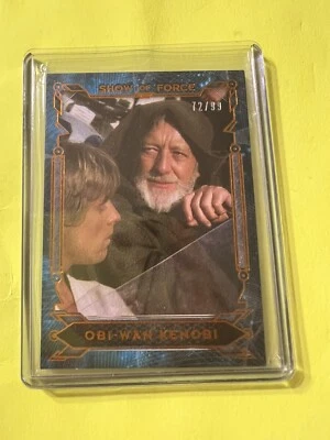 STAR WARS 2016 TOPPS MASTERWORK SHOW OF FORCE SF-3 OBI-WAN CANVAS VARIATION /99 - Image 1 of 2