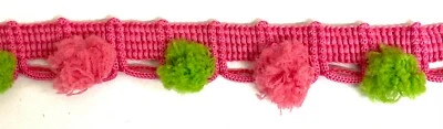 Flecos de bola de polietileno Pom Pom multicolor - ¡12 yardas continuas! Foto 1 de 2