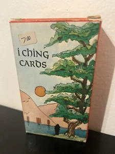 I Ching (64 Hexagram) Cards w/ 3 Metal Yin & Yang Coins Switzerland by AG Muller - Picture 1 of 7