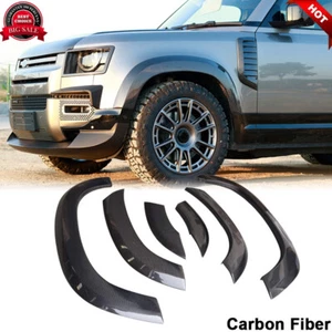 Cubierta de arco de rueda ancha de fibra de carbono para Land Rover Defender L663 90 110 20UP - Imagen 1 de 12